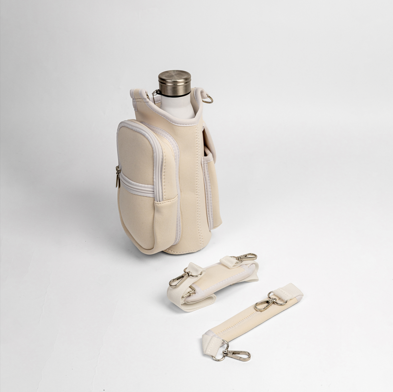 Gym magnetic bag with towel hanger,