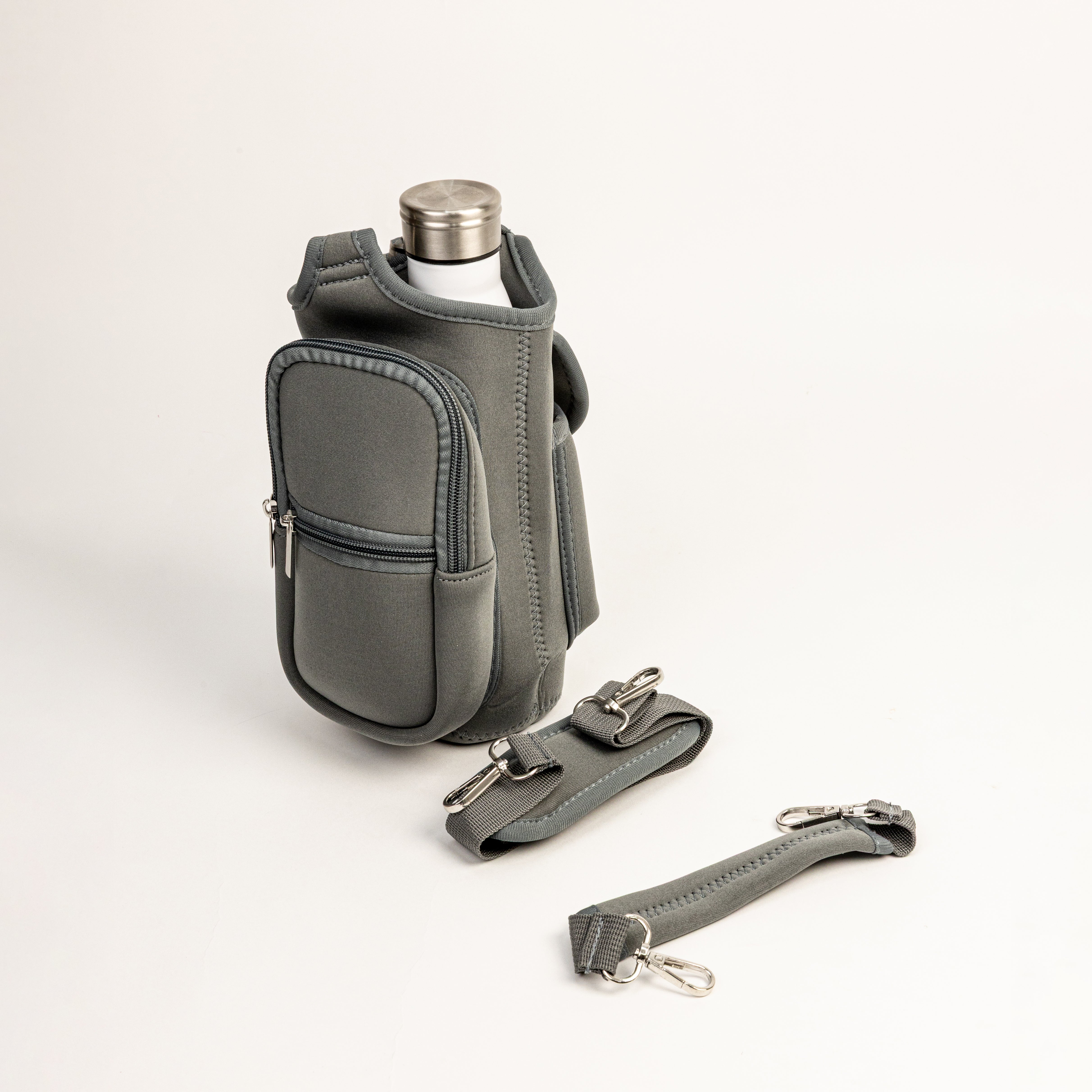 Gym magnetic bag with towel hanger,