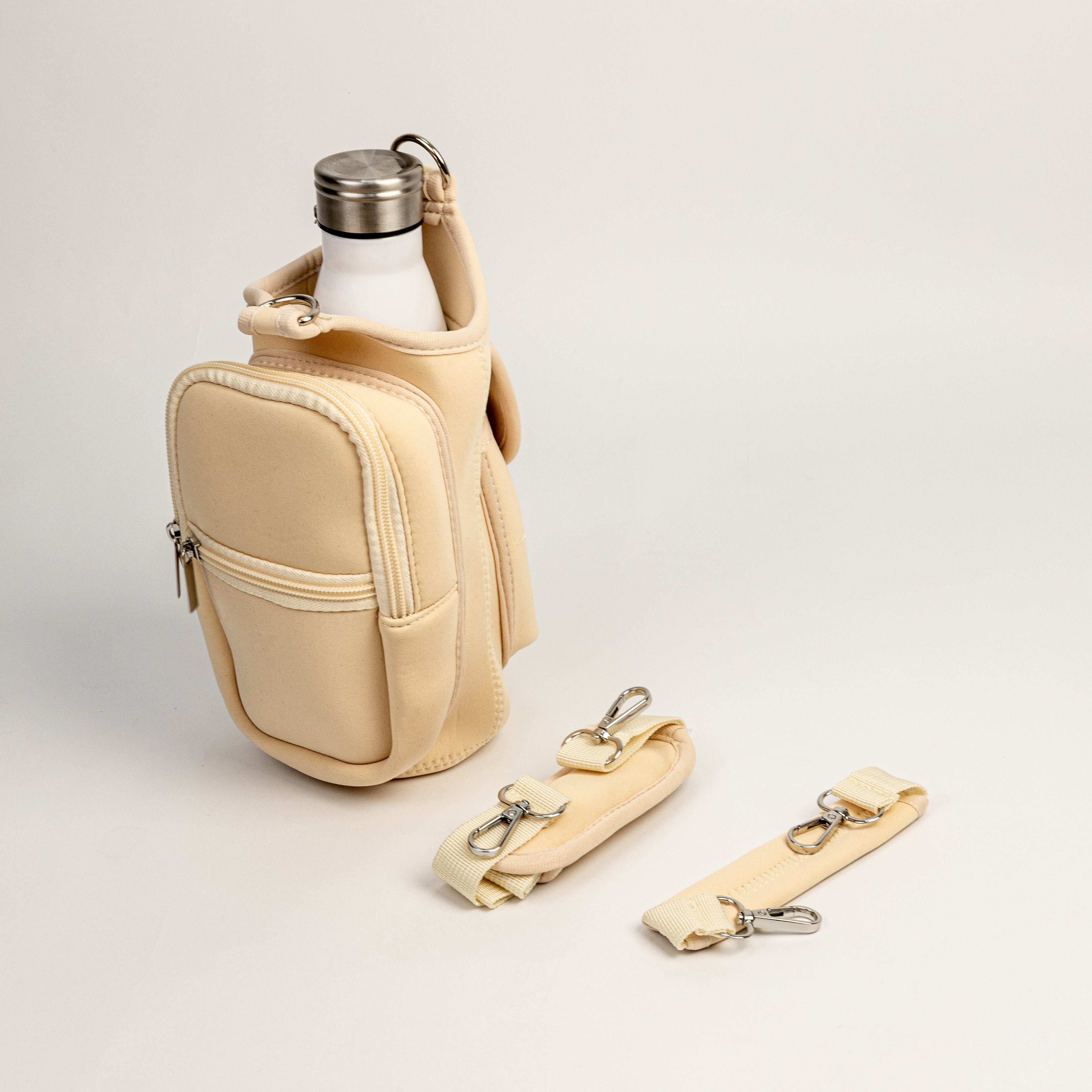 Gym magnetic bag with towel hanger,