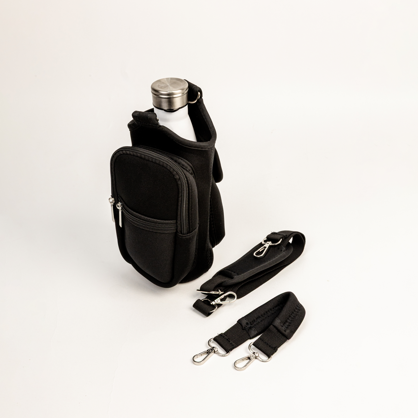 Gym magnetic bag with towel hanger,